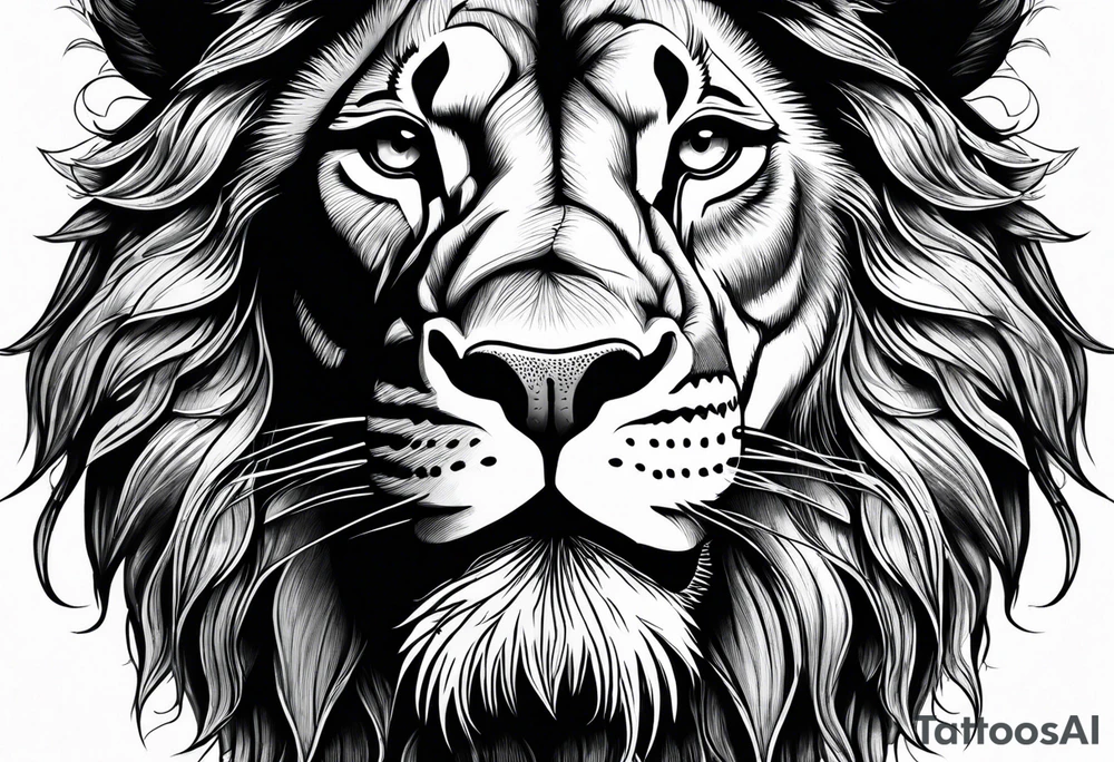 lion, tough, scary, god, tattoo idea