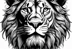 lion, tough, scary, god, tattoo idea