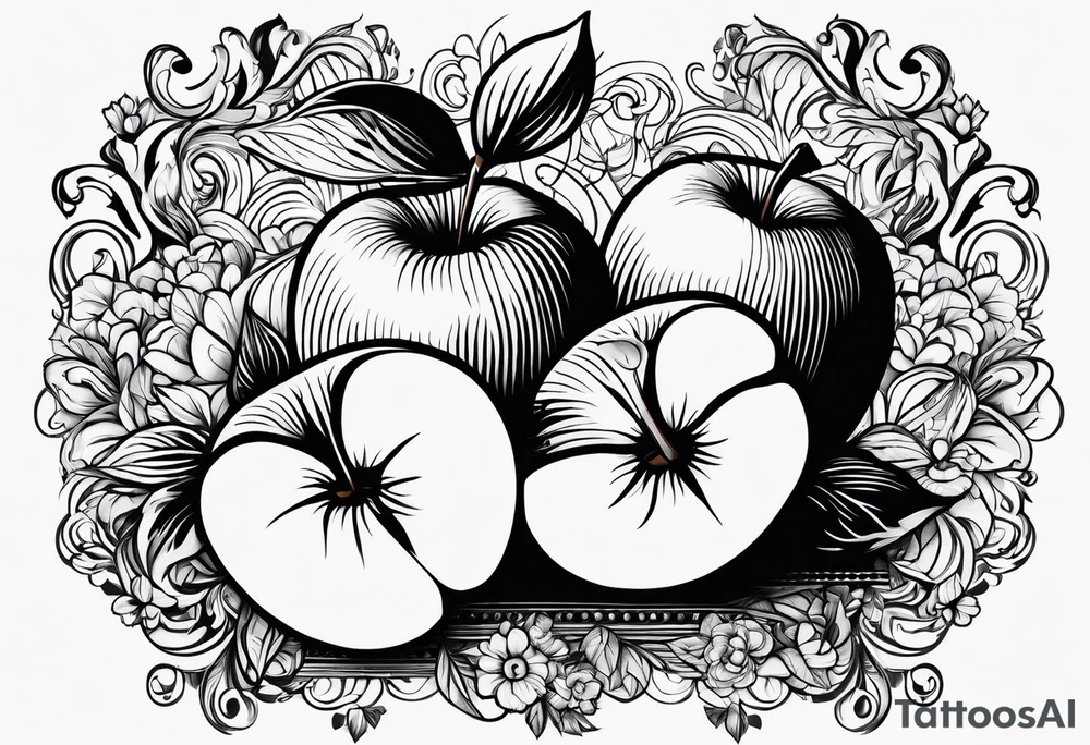 Apple tattoo idea