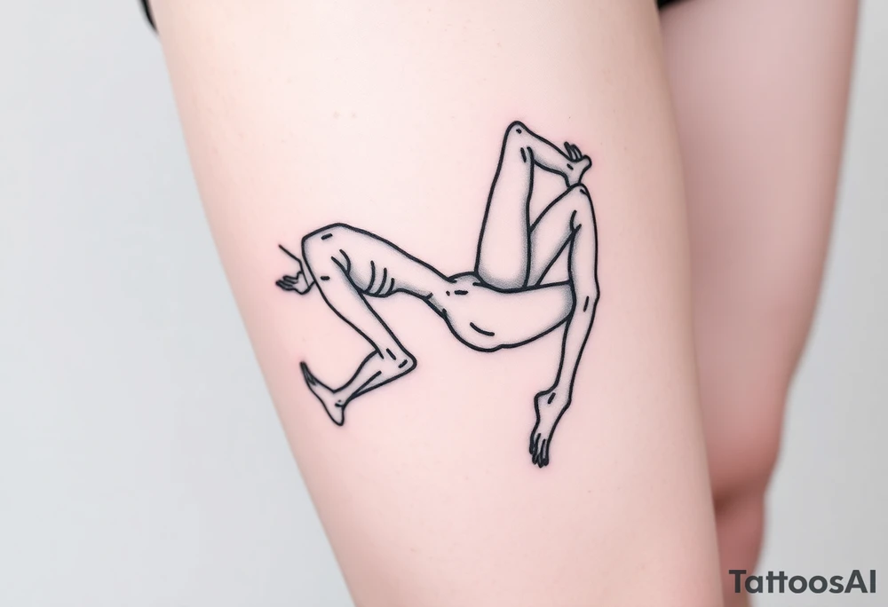 Contortionist tattoo idea