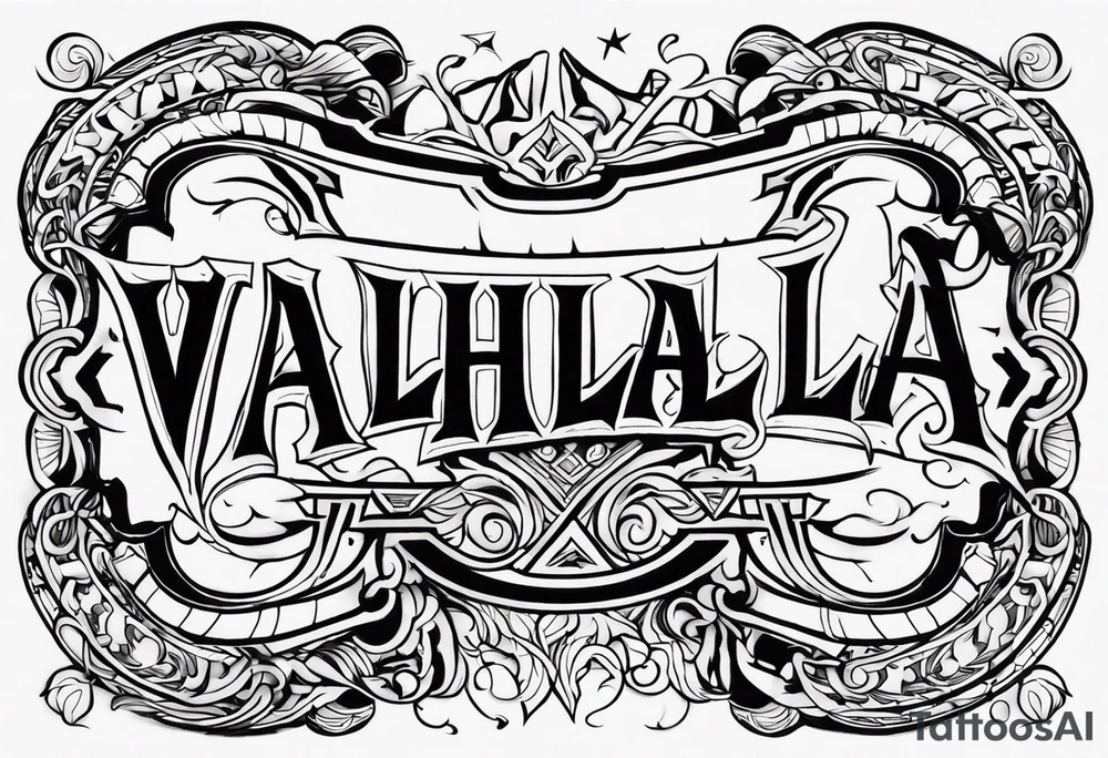 Valhalla tattoo idea