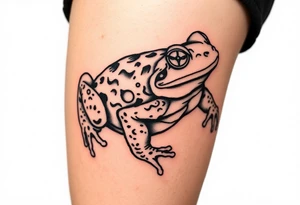 Toad sage japanese traditional tattoo idea