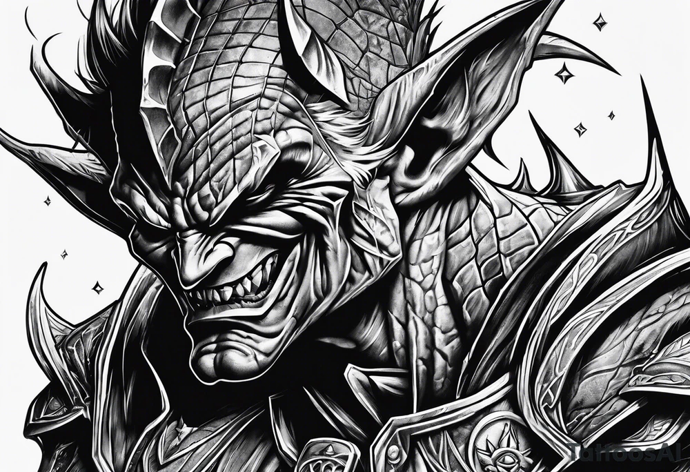 Green goblin tattoo idea