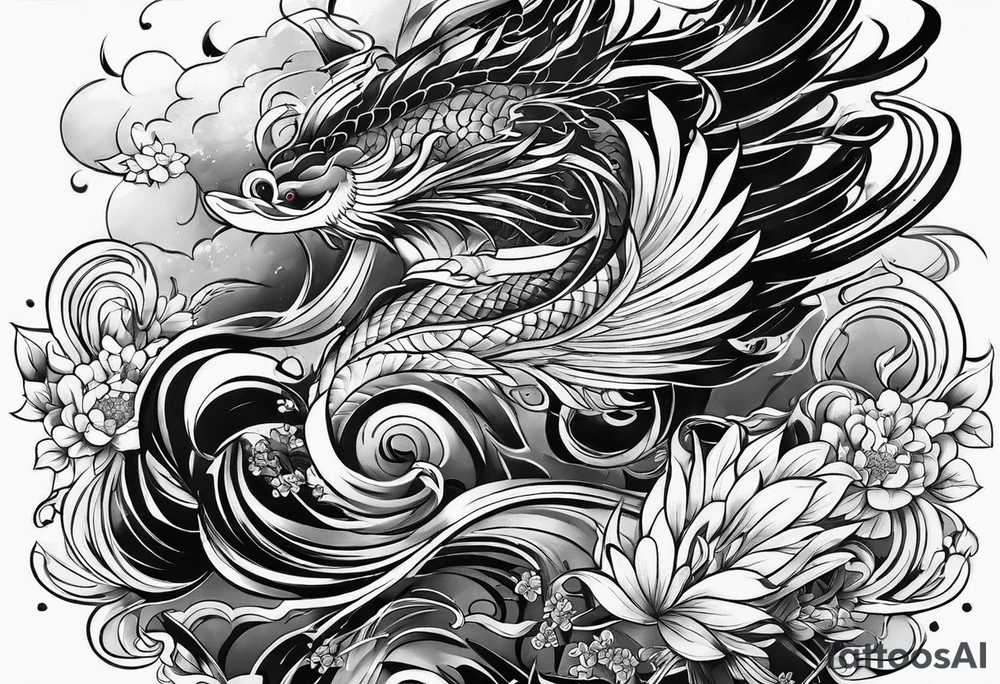 Vietnamese calligraphy writing tattoo idea