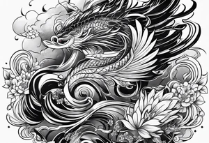 Vietnamese calligraphy writing tattoo idea