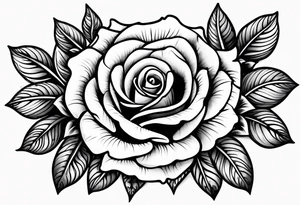 alley rose tattoo idea