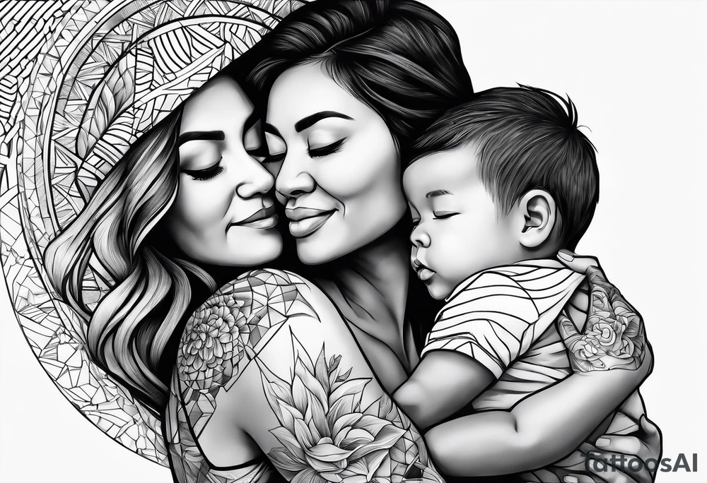 Woman reunited with her son 37 years after his birth and relinquished to adoption tattoo idea