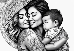 Woman reunited with her son 37 years after his birth and relinquished to adoption tattoo idea