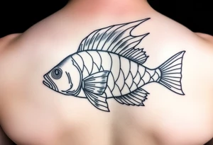 angel fish tattoo idea