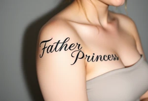 Father to the Princess tattoo idea