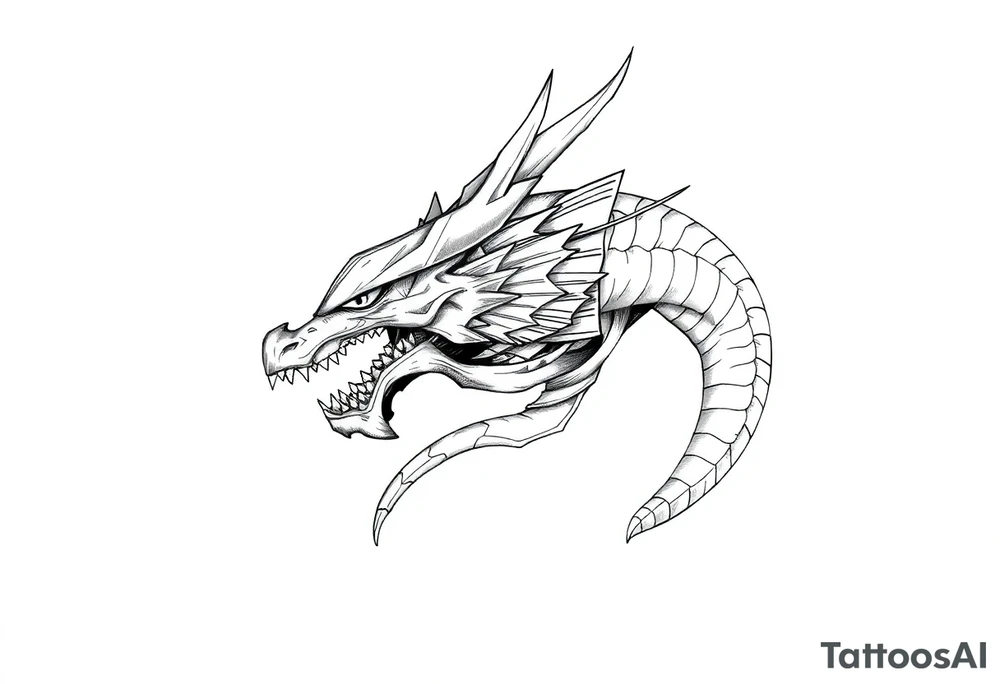 cultura egipcia  y dragón ball z tattoo idea