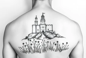 the meadow of the royal fortress. tattoo idea
