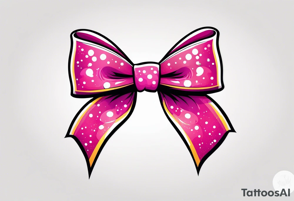 Girly bow tattoo idea