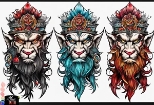 Angry tattoo idea