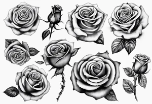 Rose with the name Torri in it tattoo idea