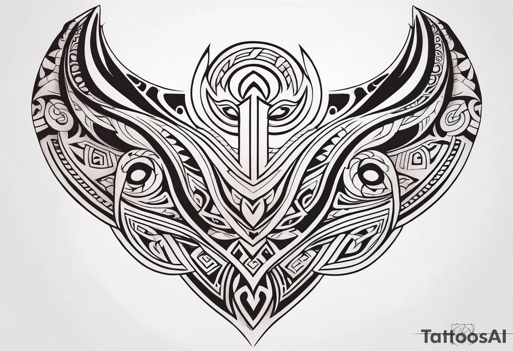 maori tribal  neck tattoo tattoo idea