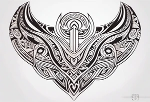 maori tribal  neck tattoo tattoo idea