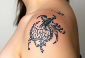 Yunan tanrısı bulutlar ve zeus şimşek tattoo idea