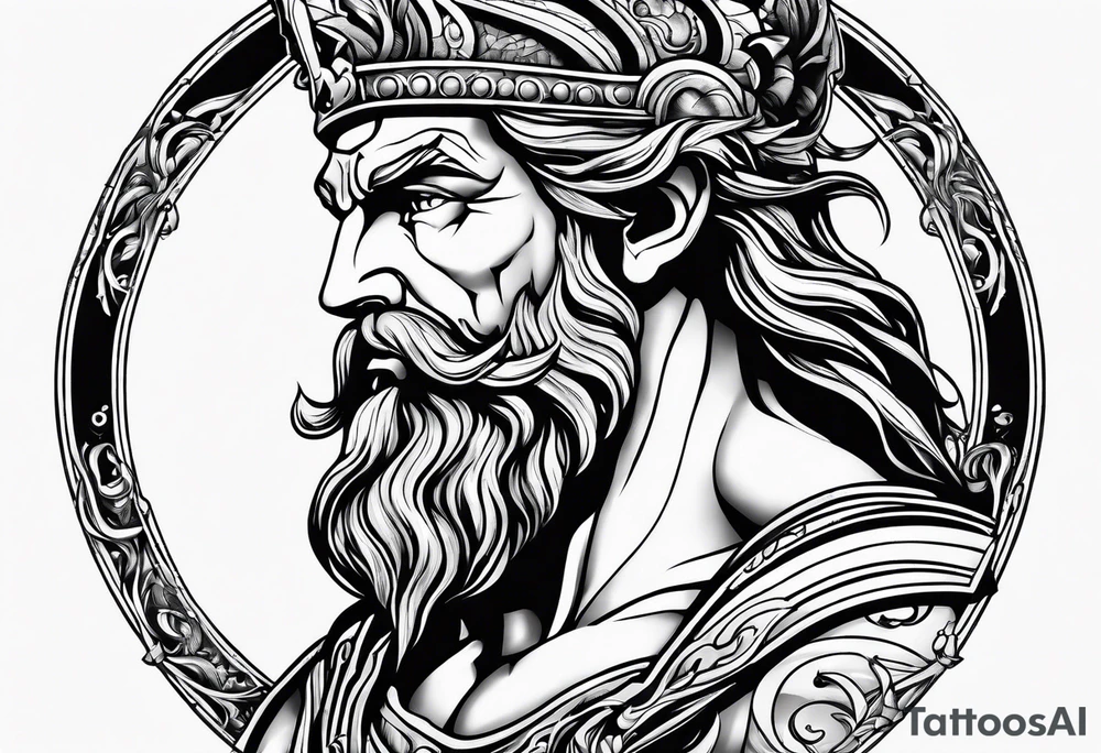 poseidon tattoo idea