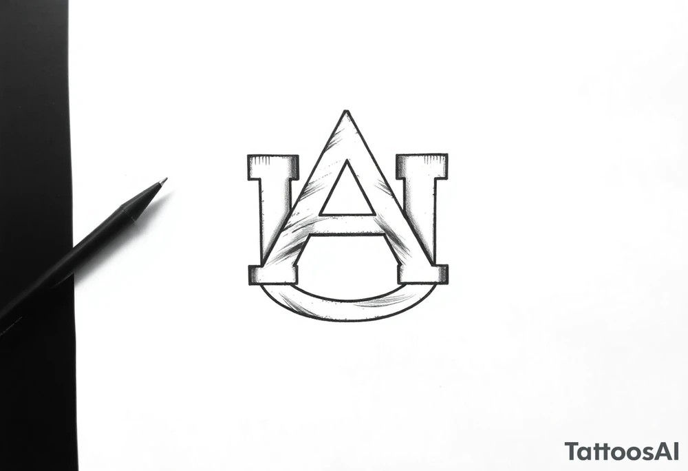 Auburn symbol tattoo idea