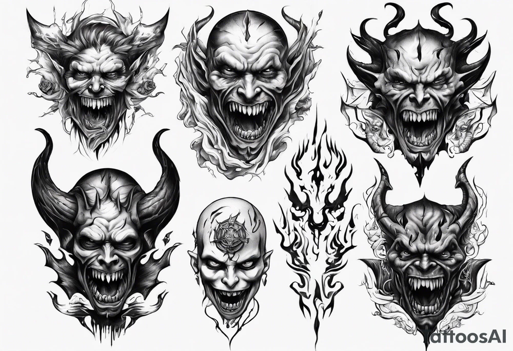 demon inside me tattoo idea