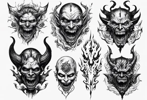 demon inside me tattoo idea