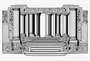 Valhalla steps
 pillars tattoo idea