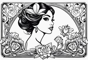 Princess and the frog tattoo idea