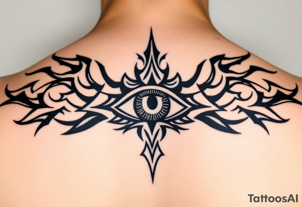 The eye of sauron tattoo idea