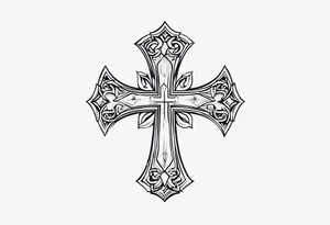 cross tattoo idea