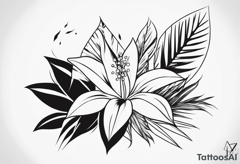 Tatuagem florida no braço tattoo idea