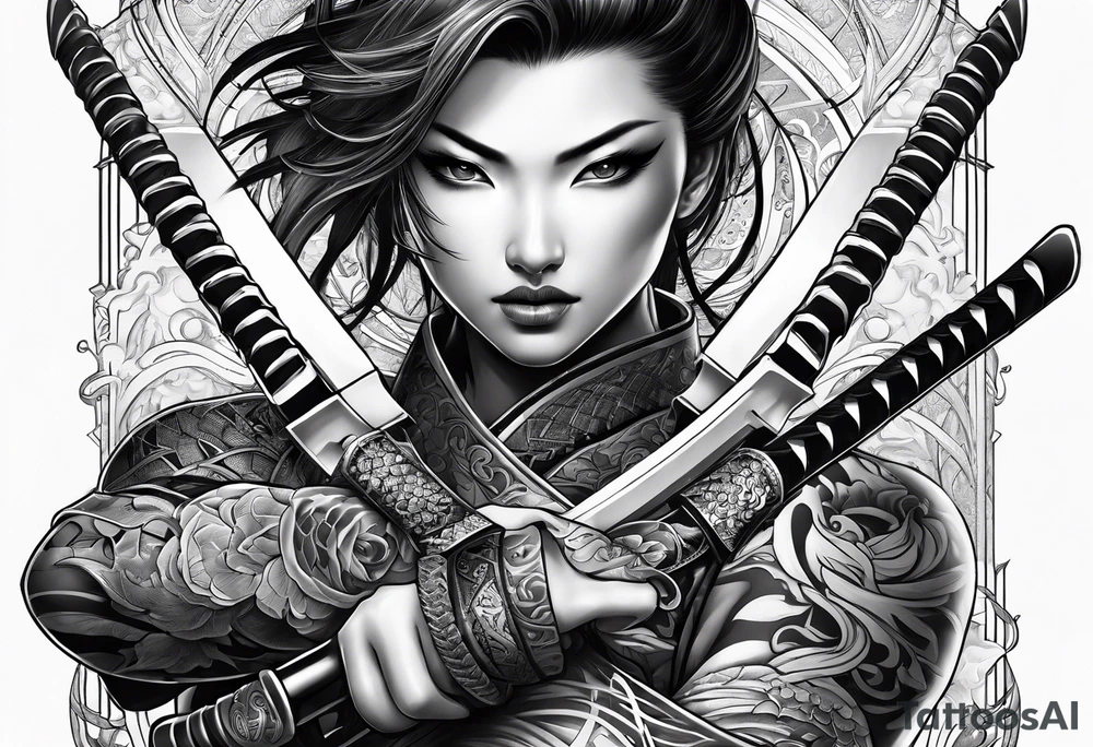 Katana tattoo idea