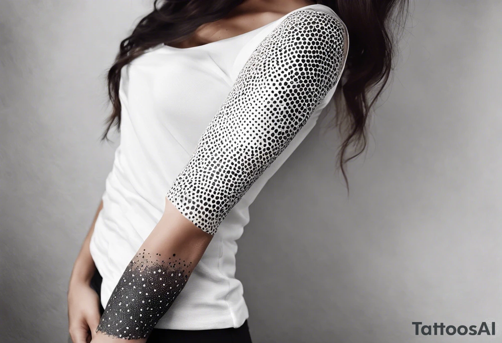 lace feminine full arm sleeve tattoo idea