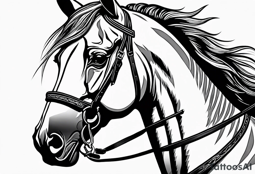 horse tattoo idea
