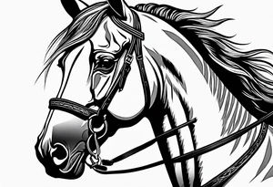 horse tattoo idea