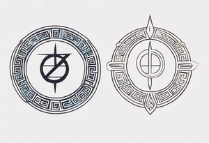 Ancient greek symbol tattoo tattoo idea