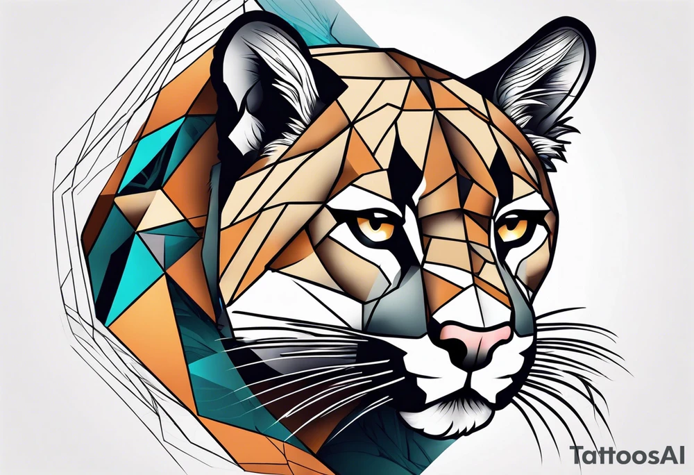 puma stalking tattoo idea