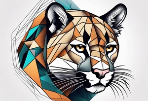 puma stalking tattoo idea