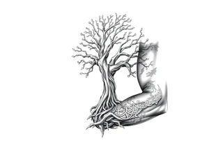 Tree of life celtic tattoo idea