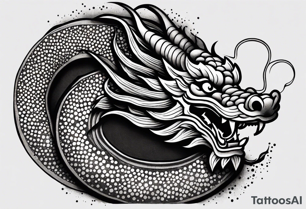 Traditional Chinese Dragon tattoo idea