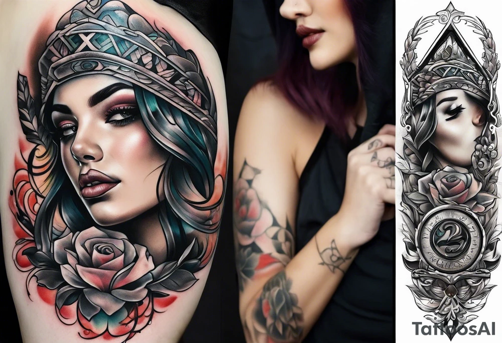 Arm tattoos for family names tattoo idea