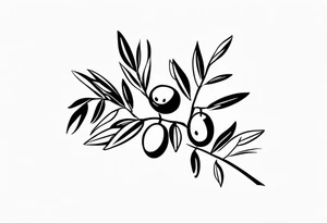 Olive branch tattoo tattoo idea