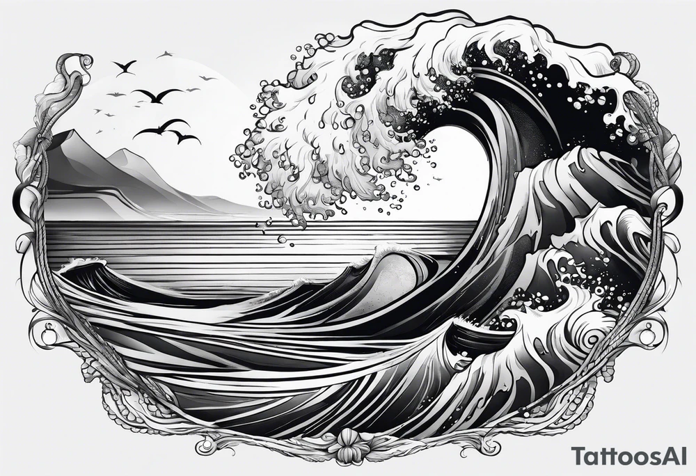 Ocean tattoo idea