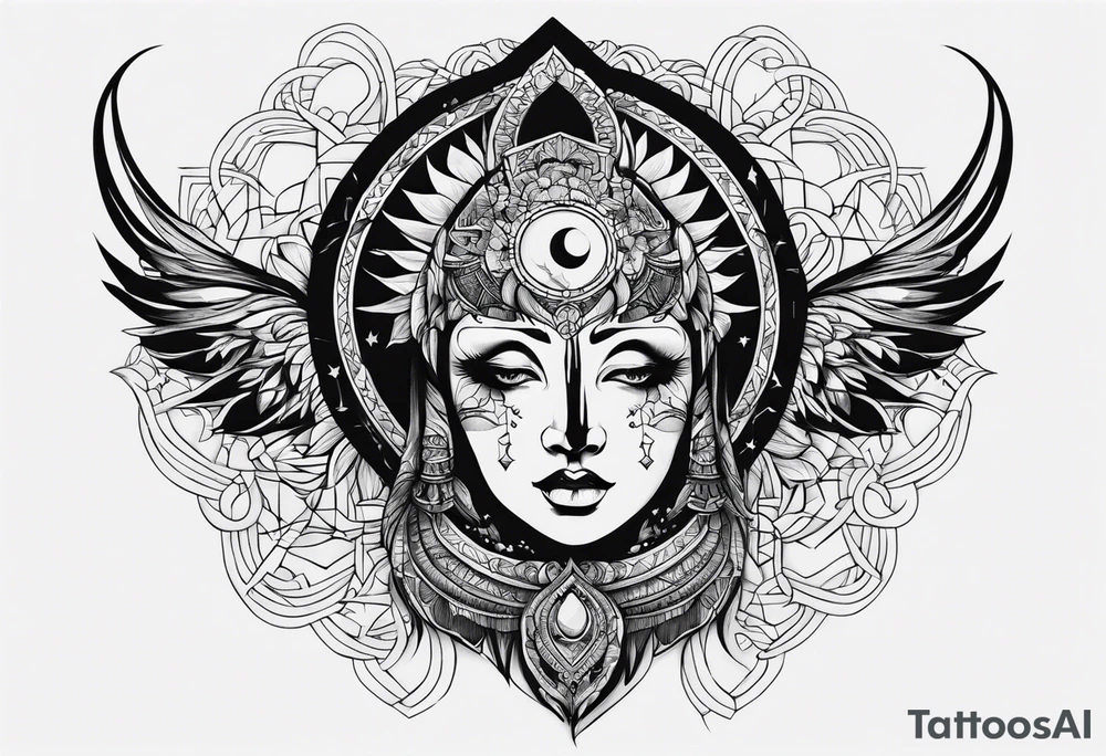 Reincarnation long forearm tattoo tattoo idea