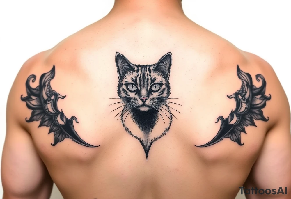 Black Cat tattoo idea