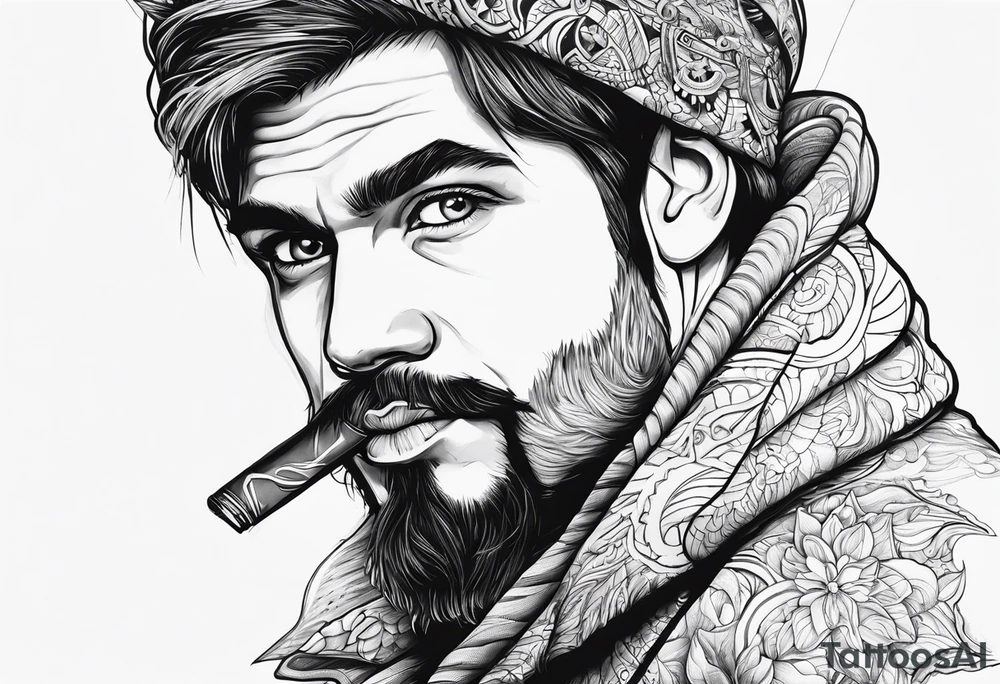 if  he will lie to me, he will steal from me

and if he will steal from me, he will kill me tattoo idea