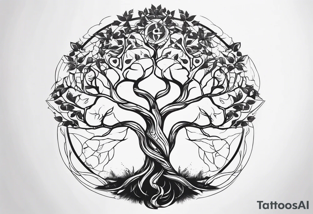 Yggdrasil tattoo idea