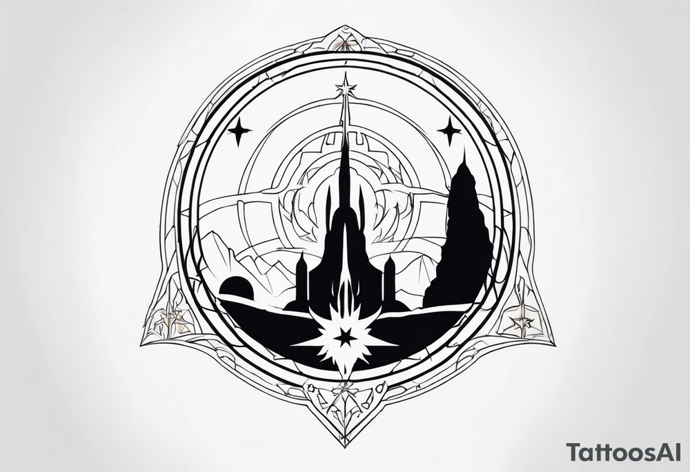 Gondor and star wars tattoo idea