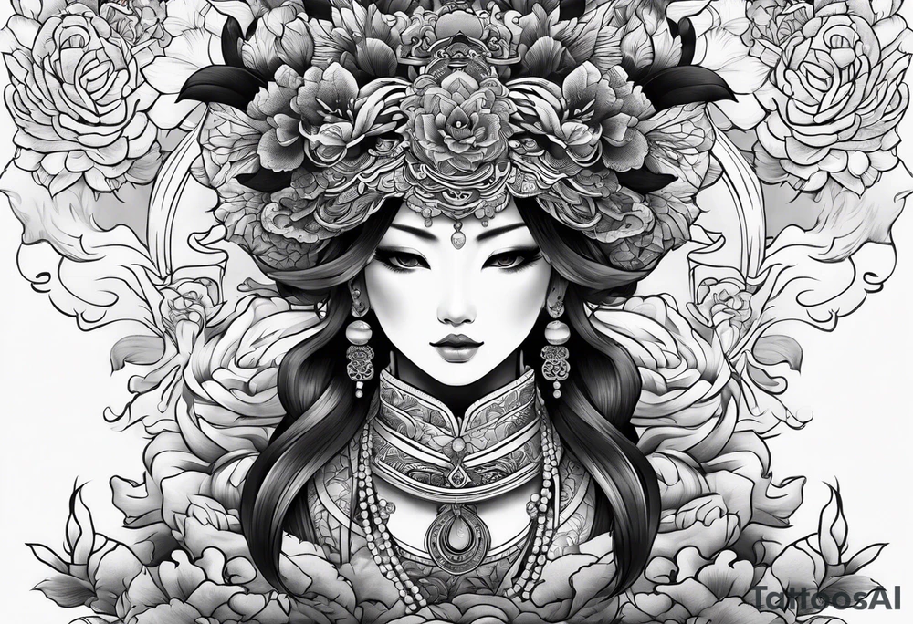 traditional irezumi tattoo idea
