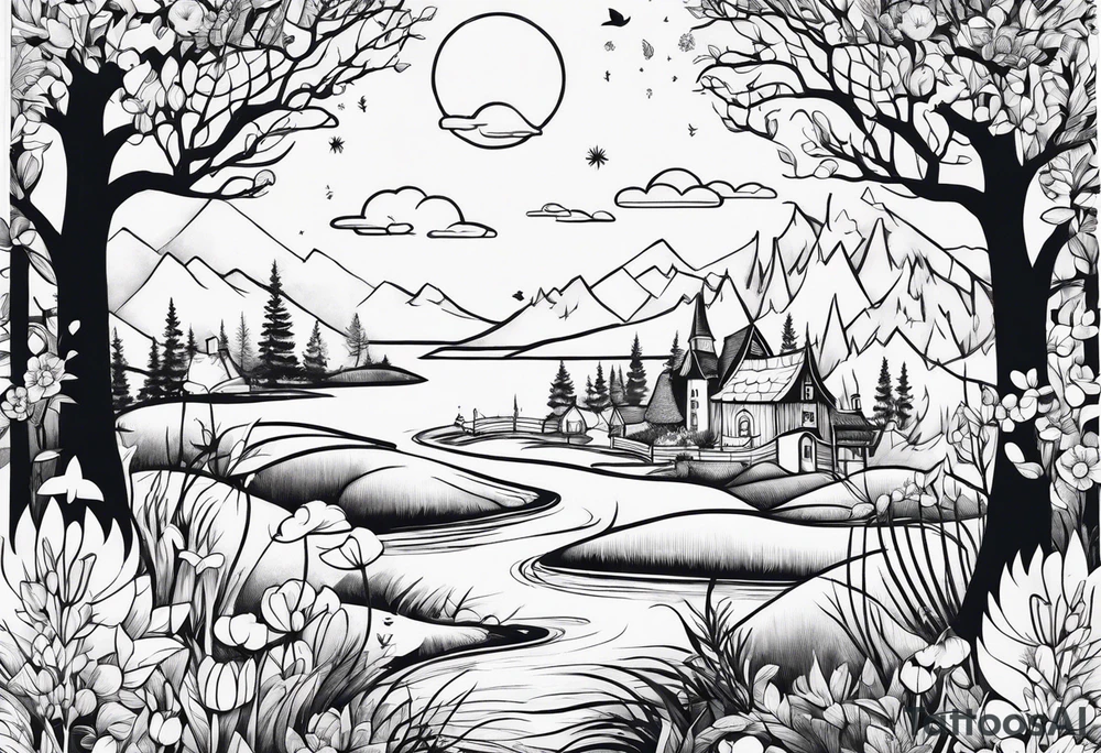 Moomin tattoo idea
